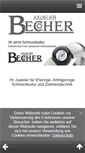 Mobile Screenshot of juwelier-becher-shop.com